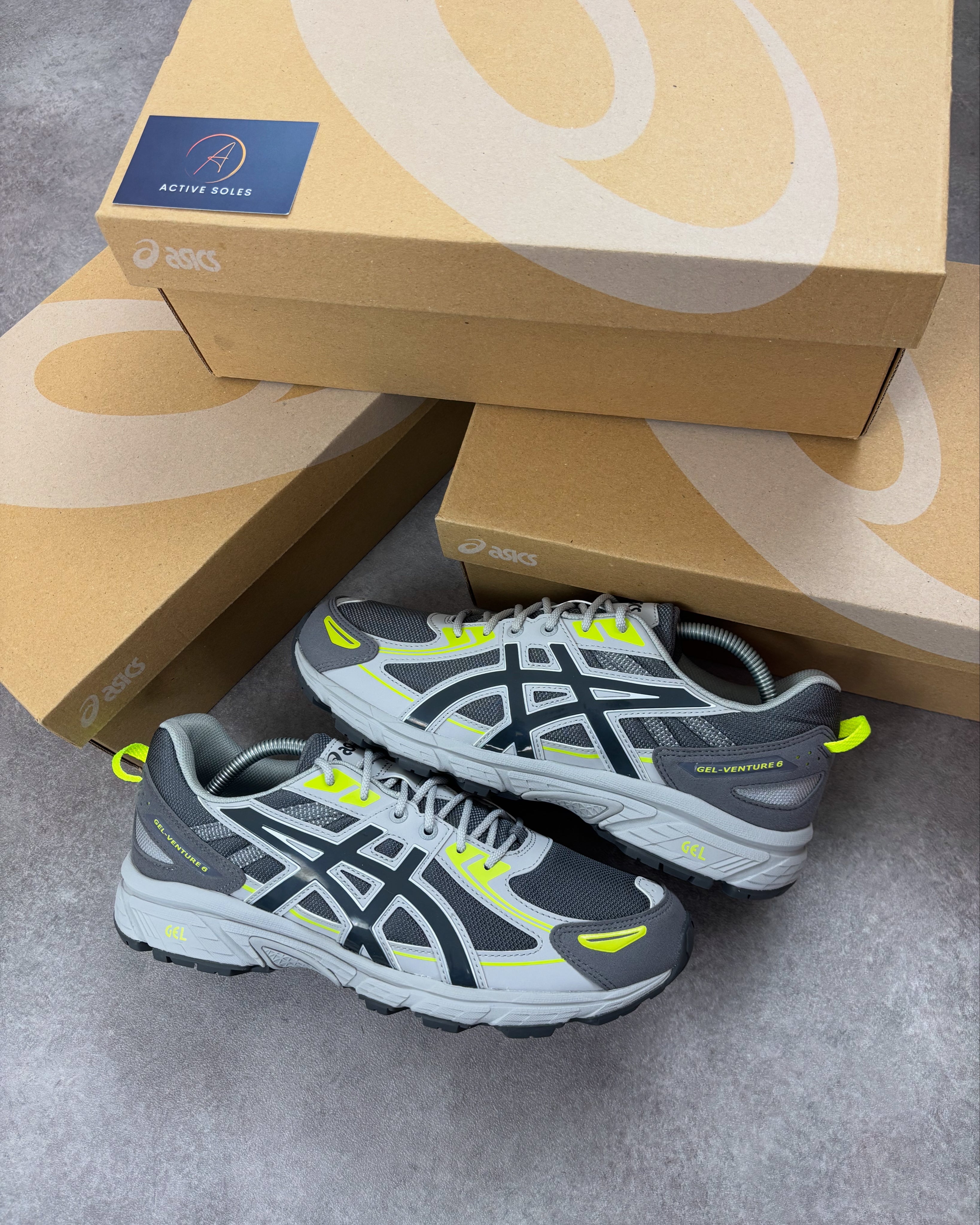 ASICS Gel-Venture 6 Carbon/Obsidian Grey – Active Soles
