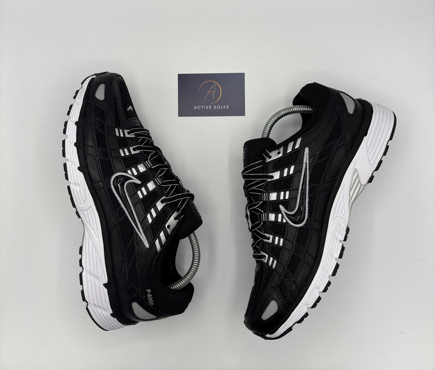 Nike P-6000 Black/Metallic Silver